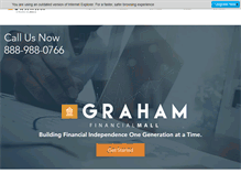 Tablet Screenshot of grahamfinancialmall.com